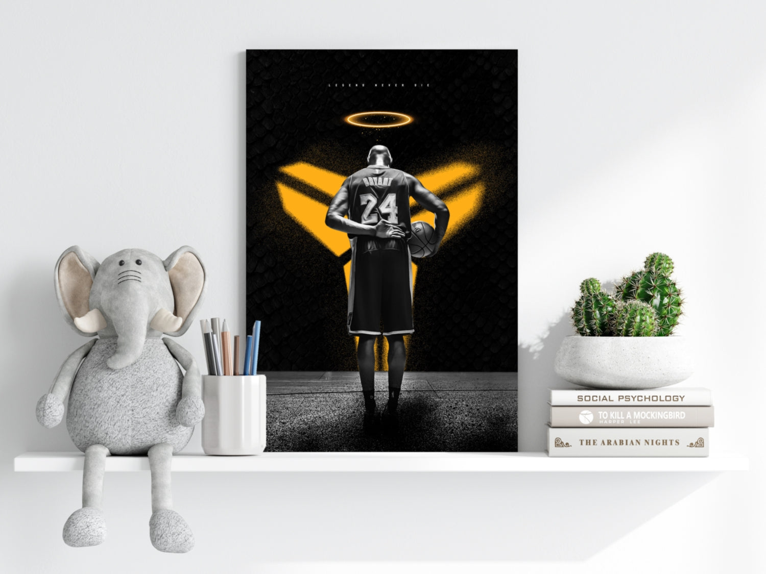 Kobe Bryant Aluminum Print.