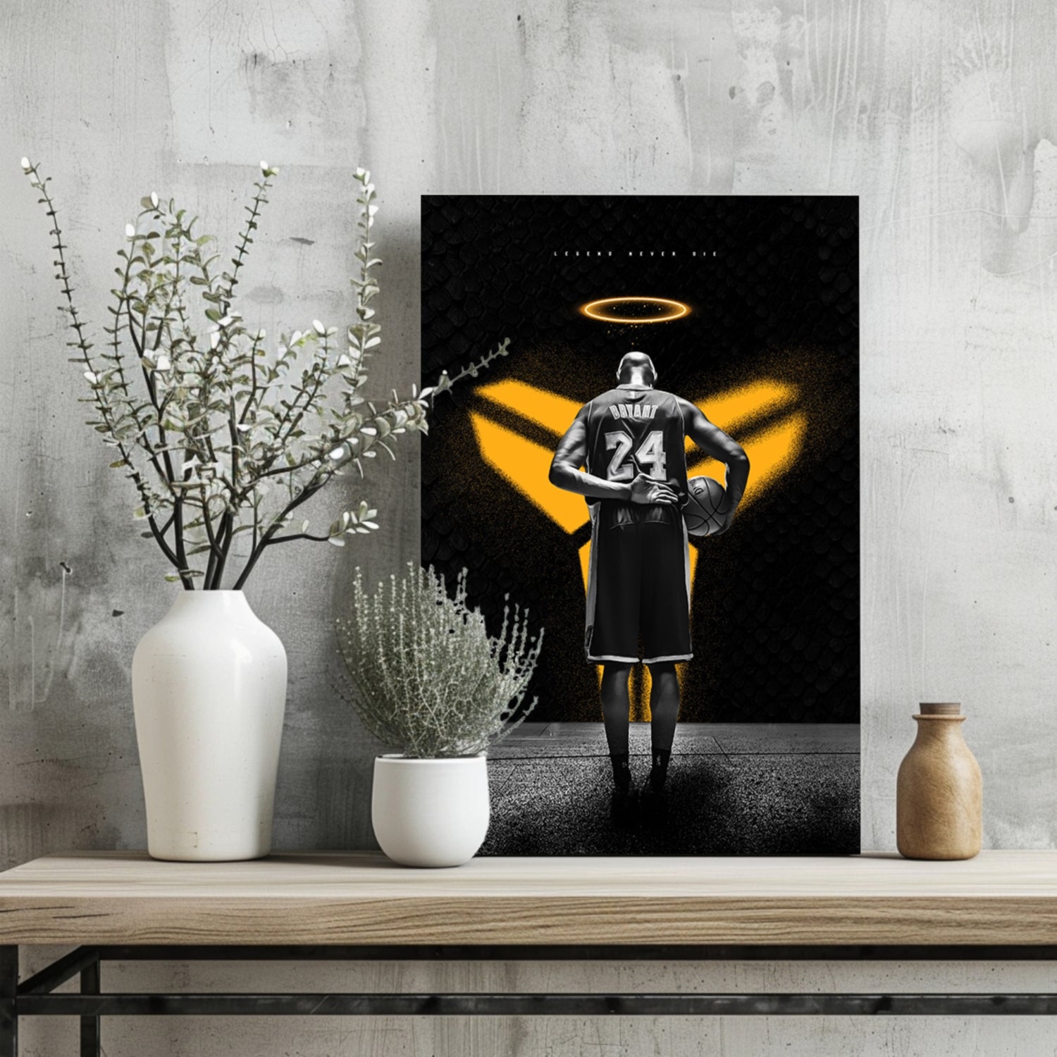 Kobe Bryant Aluminum Print.