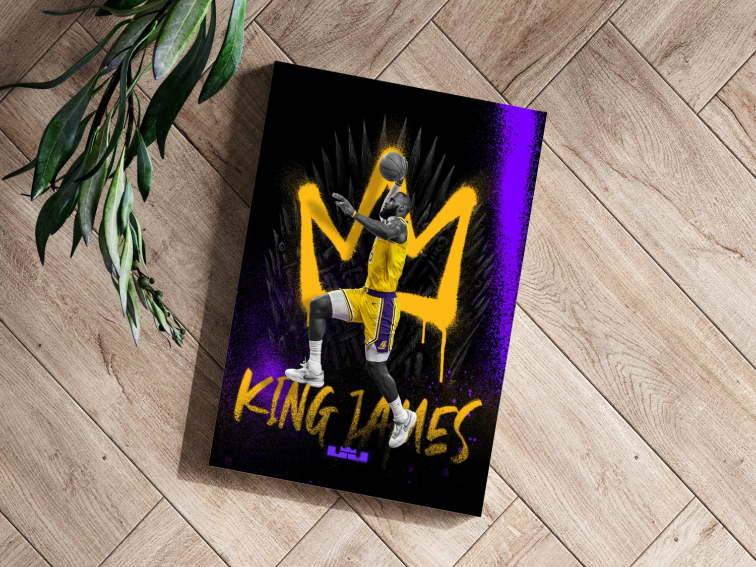 King James Aluminum Print.