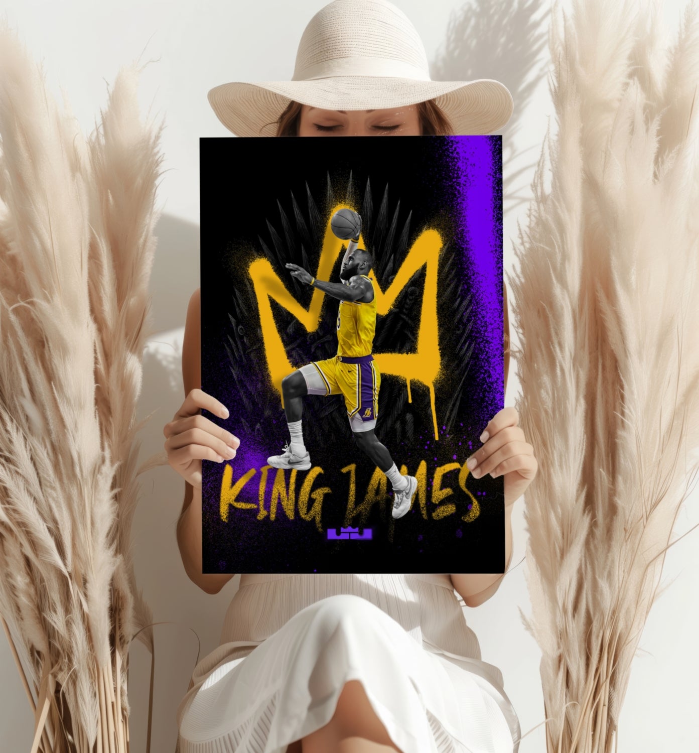 King James Aluminum Print.