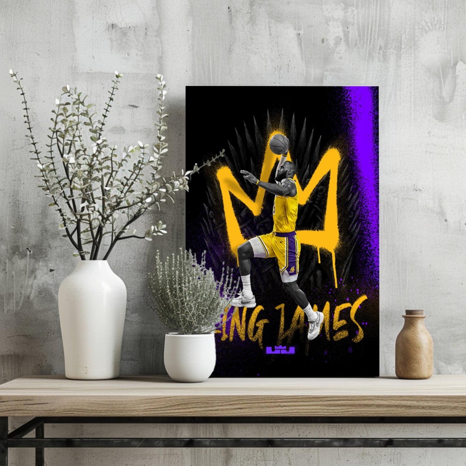 King James Aluminum Print.