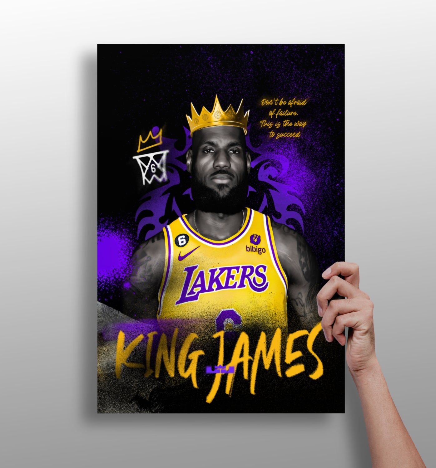 King James Aluminum Print.