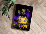 King James Aluminum Print.