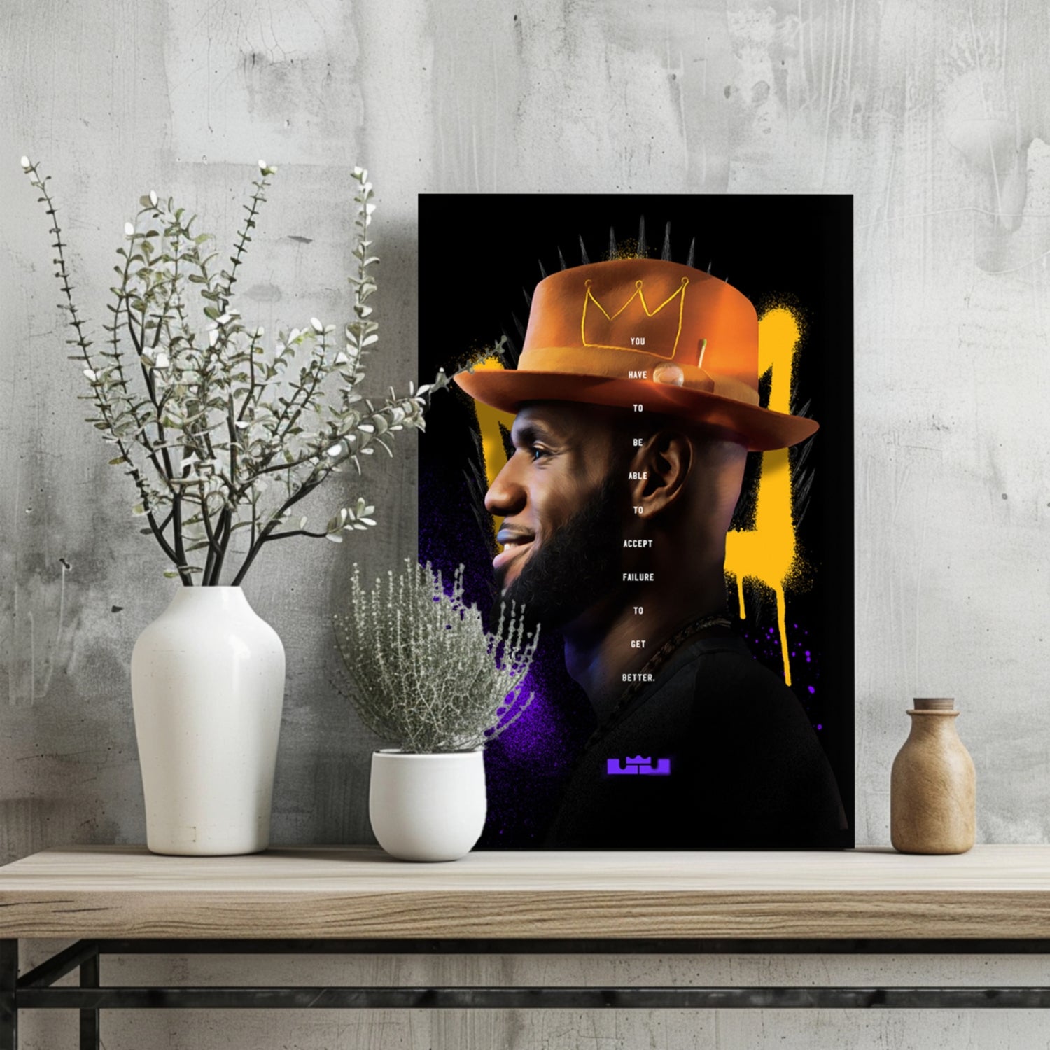 King James Aluminum Print.
