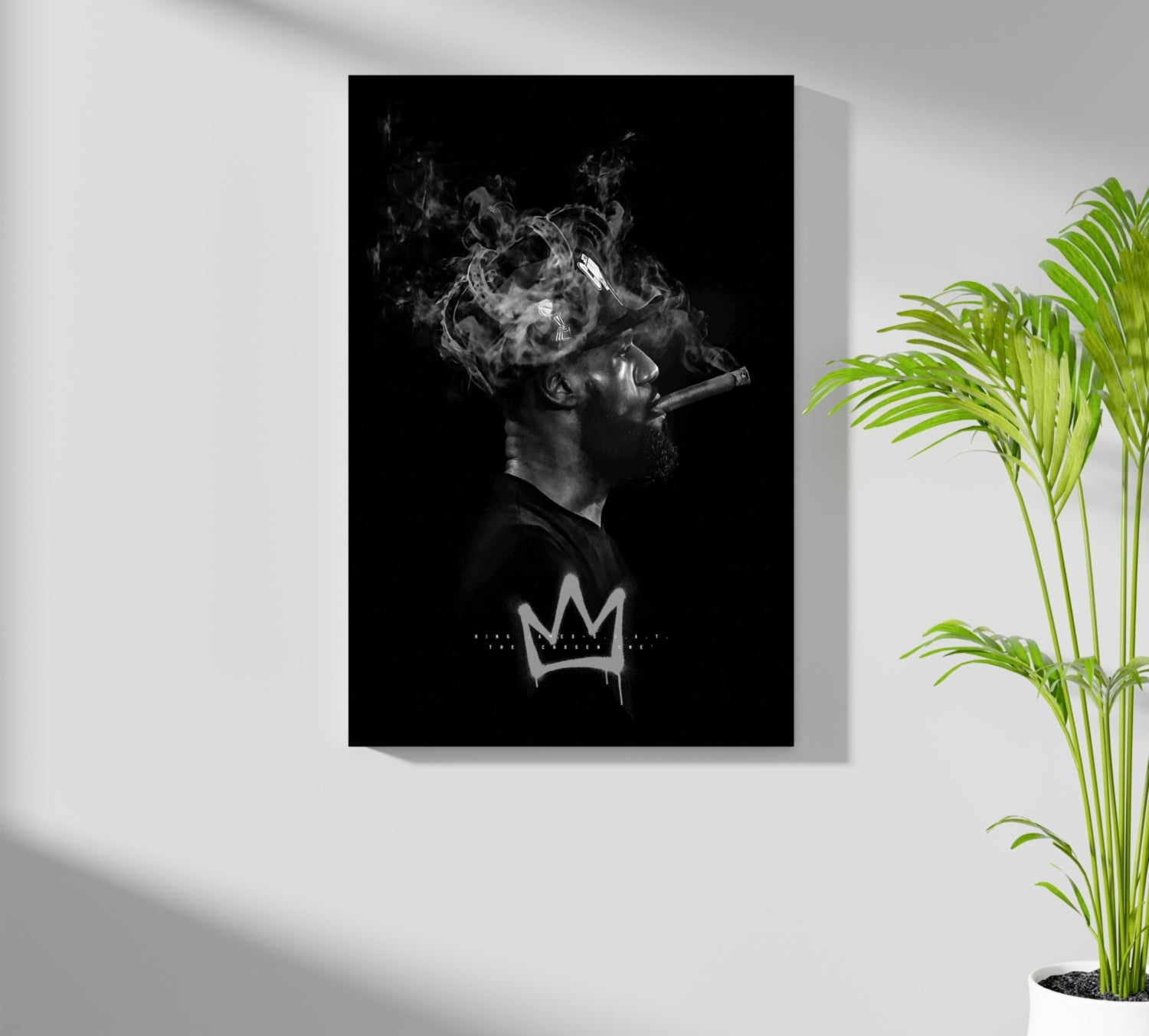 King James Aluminum Print.