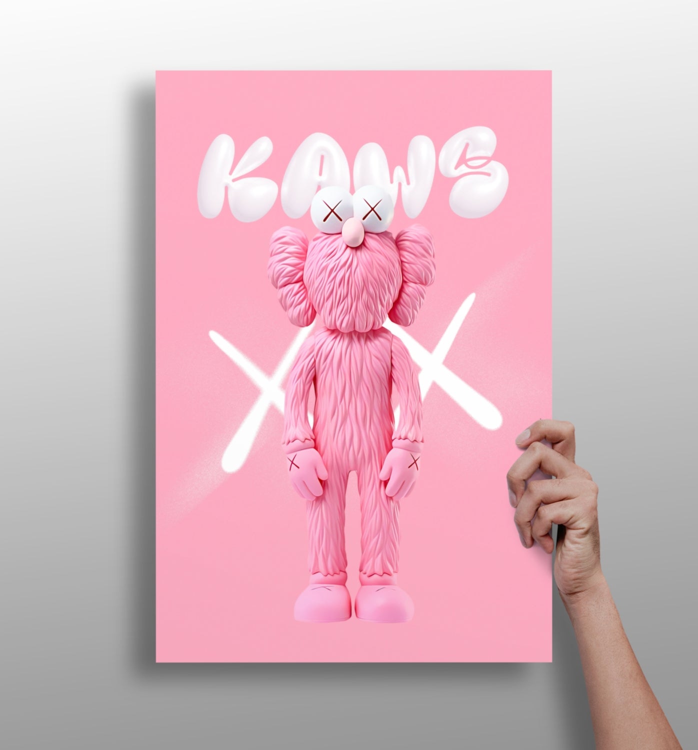 Kaws Aluminum Print.