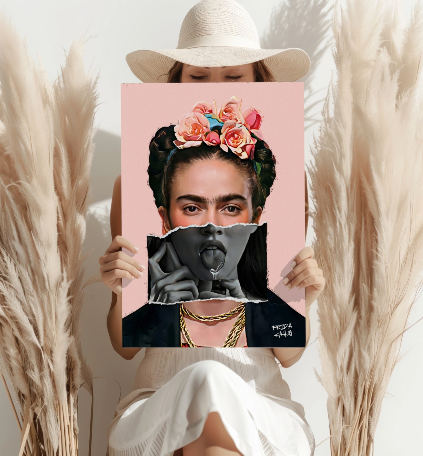 Frida Kahlo Aluminum Print.