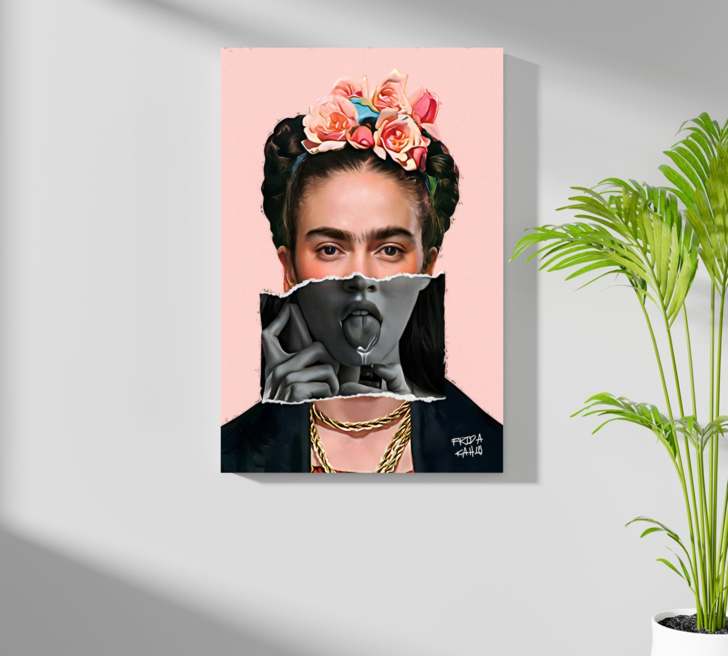 Frida Kahlo Aluminum Print.