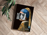 Girl With Pearl Earrings Aluminum Print.