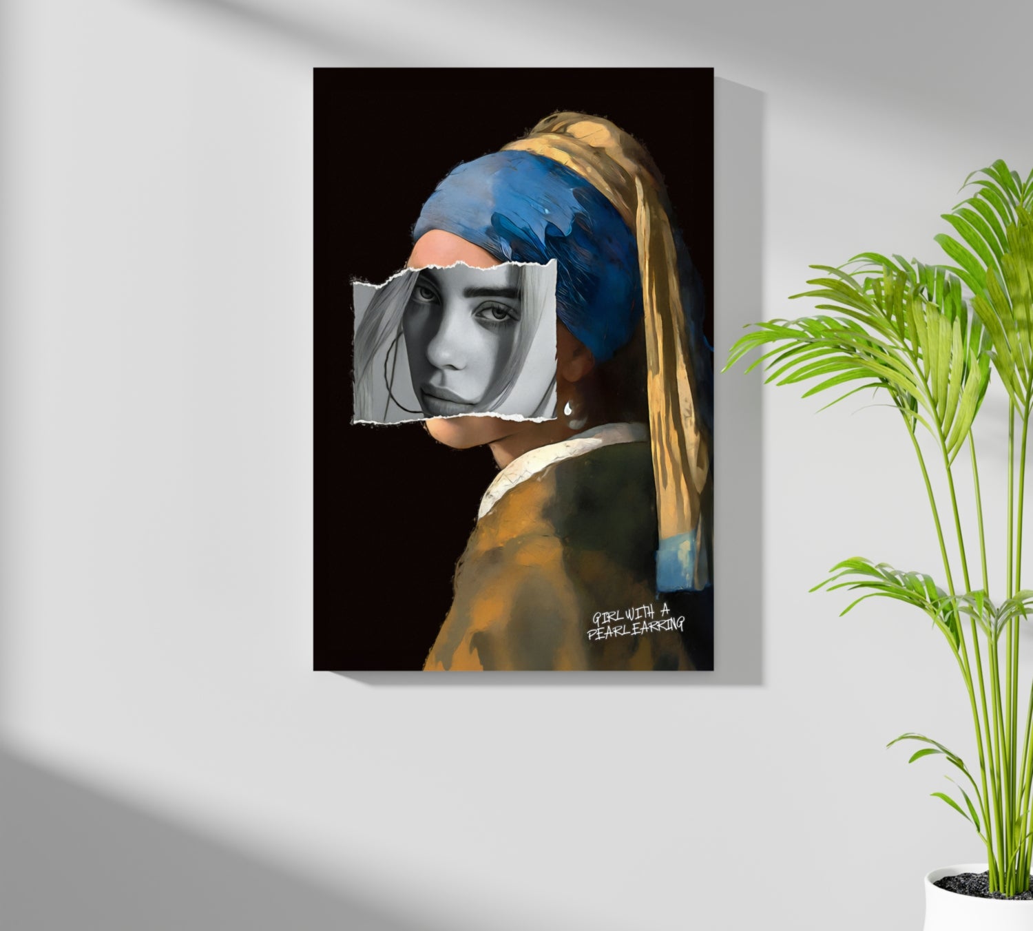 Girl With Pearl Earrings Aluminum Print.