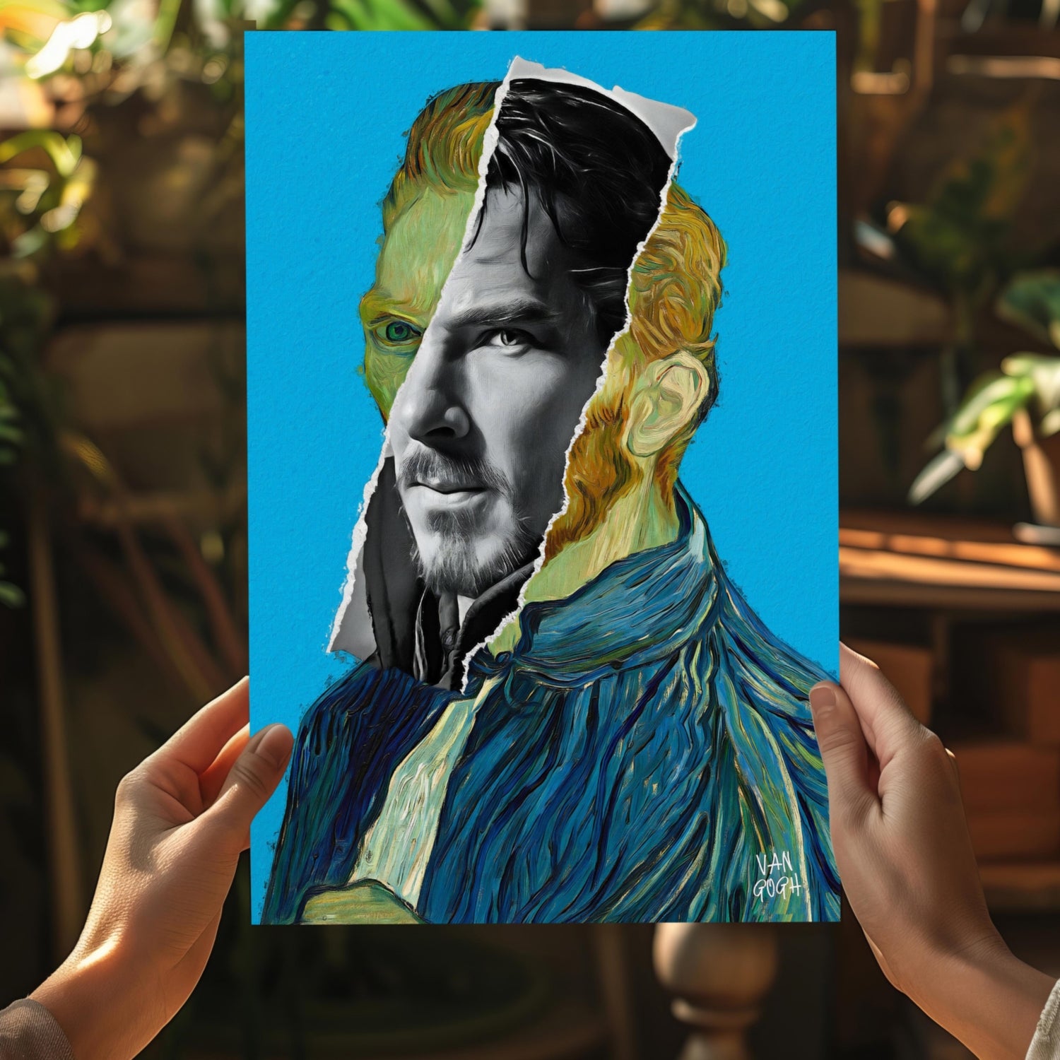 Van Gogh Aluminum Print.