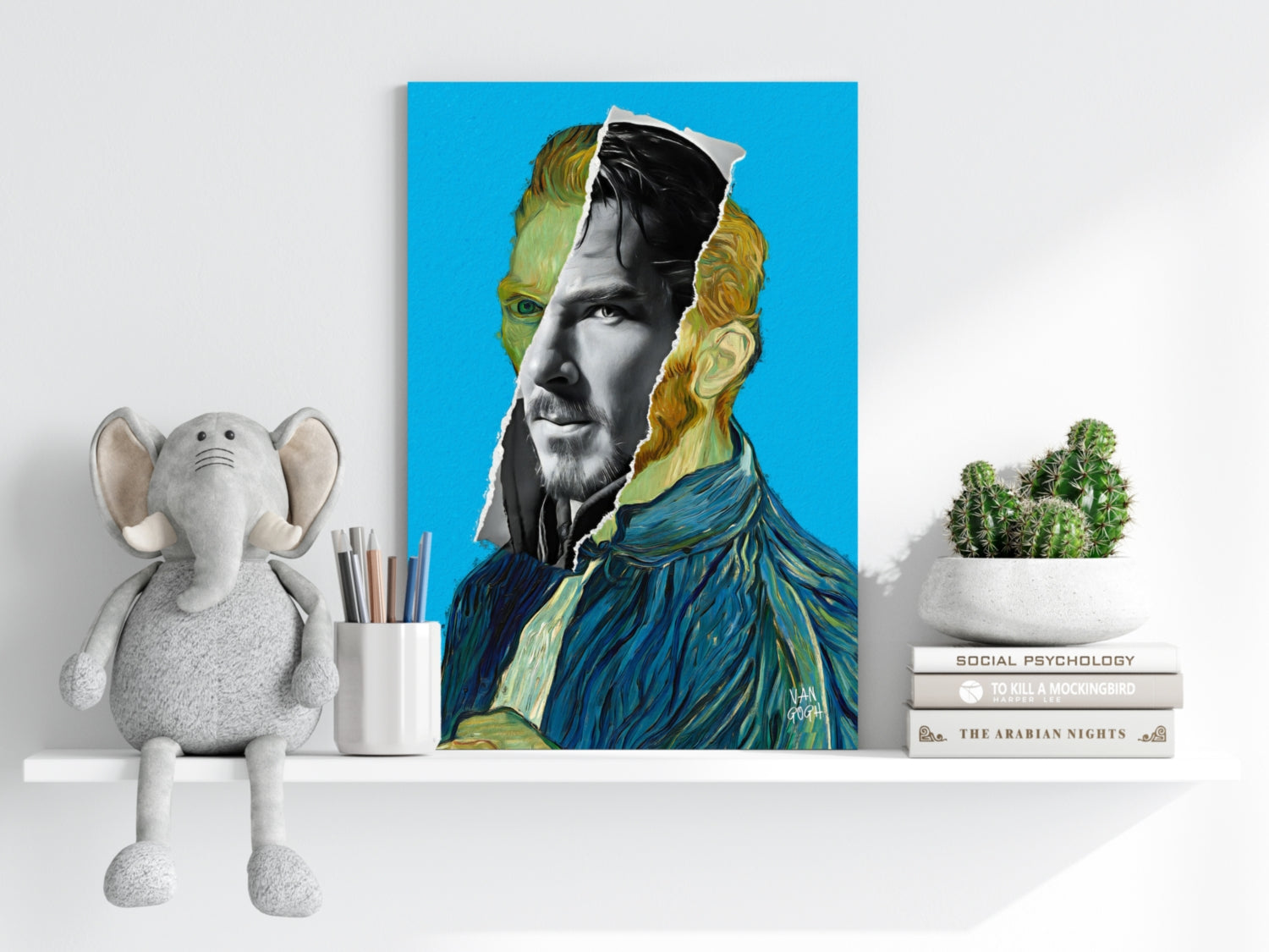 Van Gogh Aluminum Print.