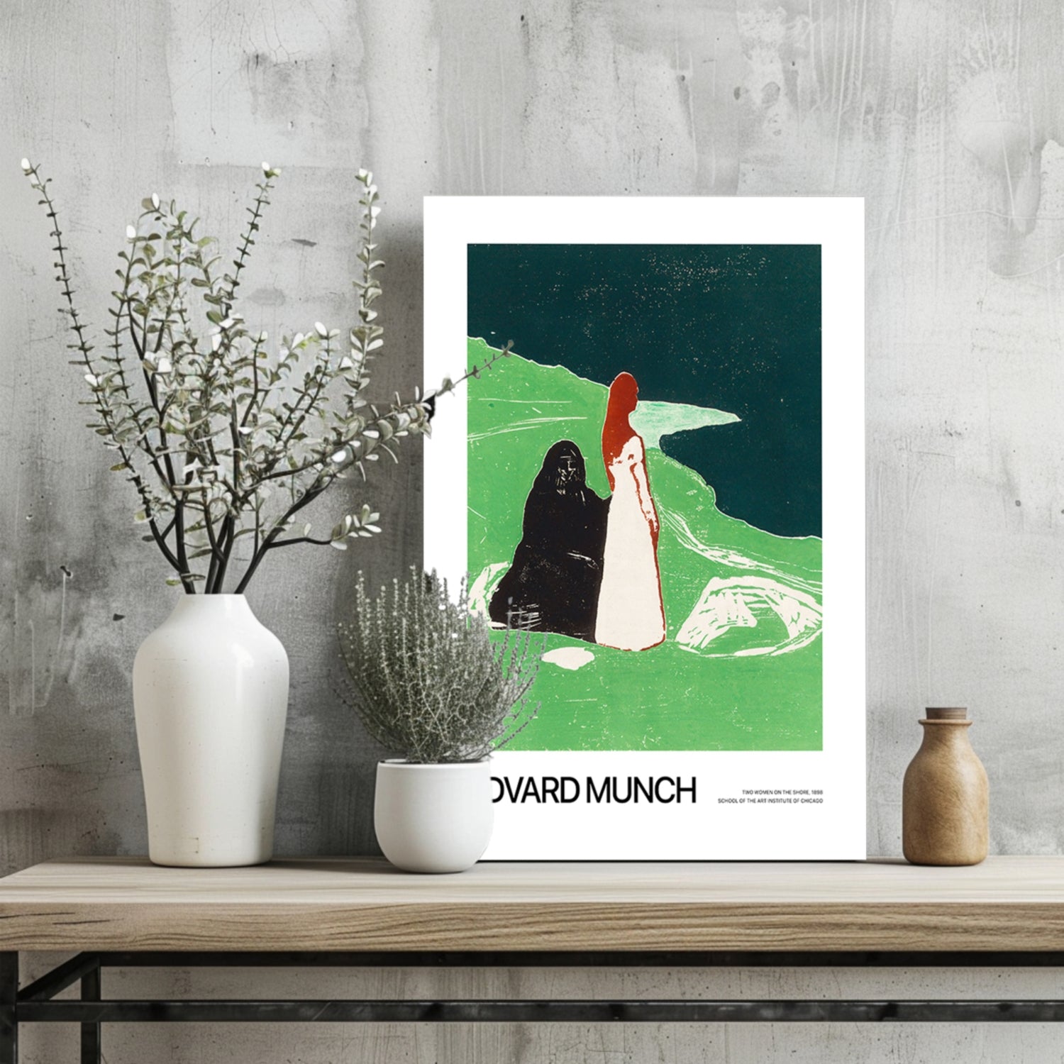 Edward MUNCH Aluminum Print.