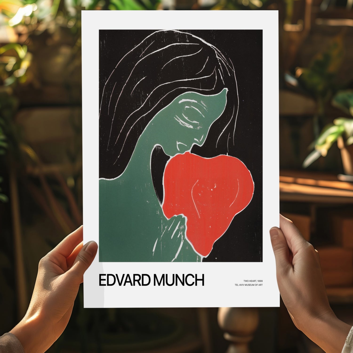 Edward MUNCH Aluminum Print.