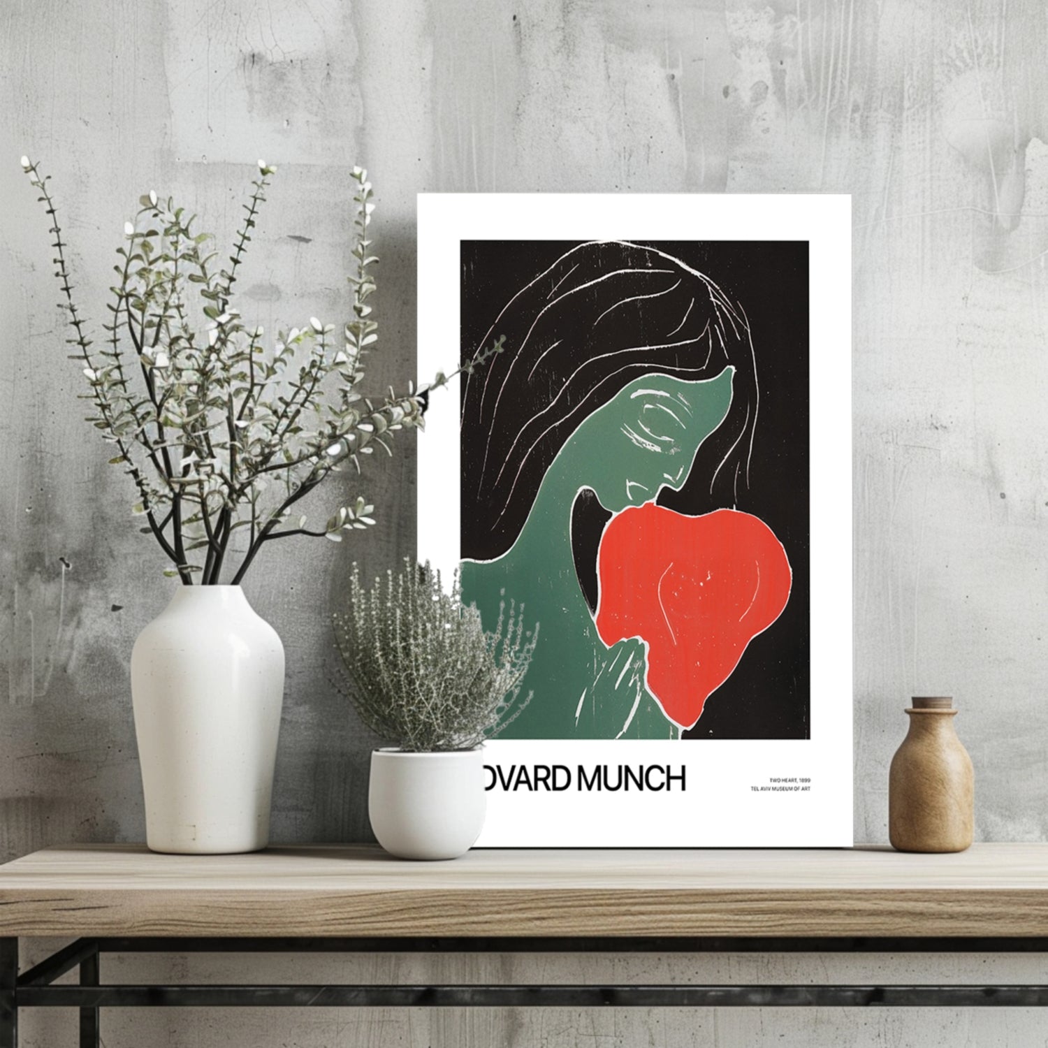 Edward MUNCH Aluminum Print.