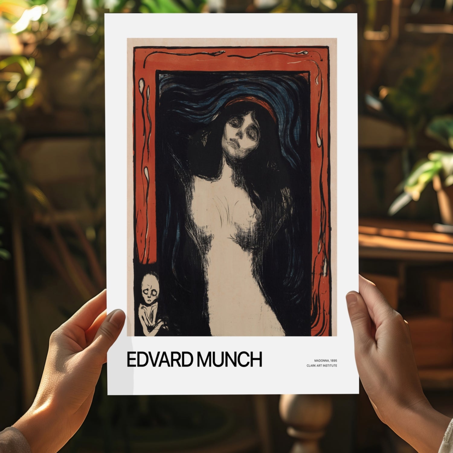 Edward MUNCH Aluminum Print.