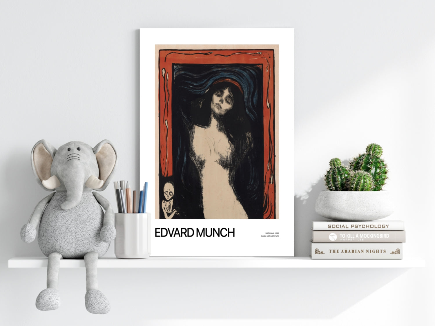 Edward MUNCH Aluminum Print.