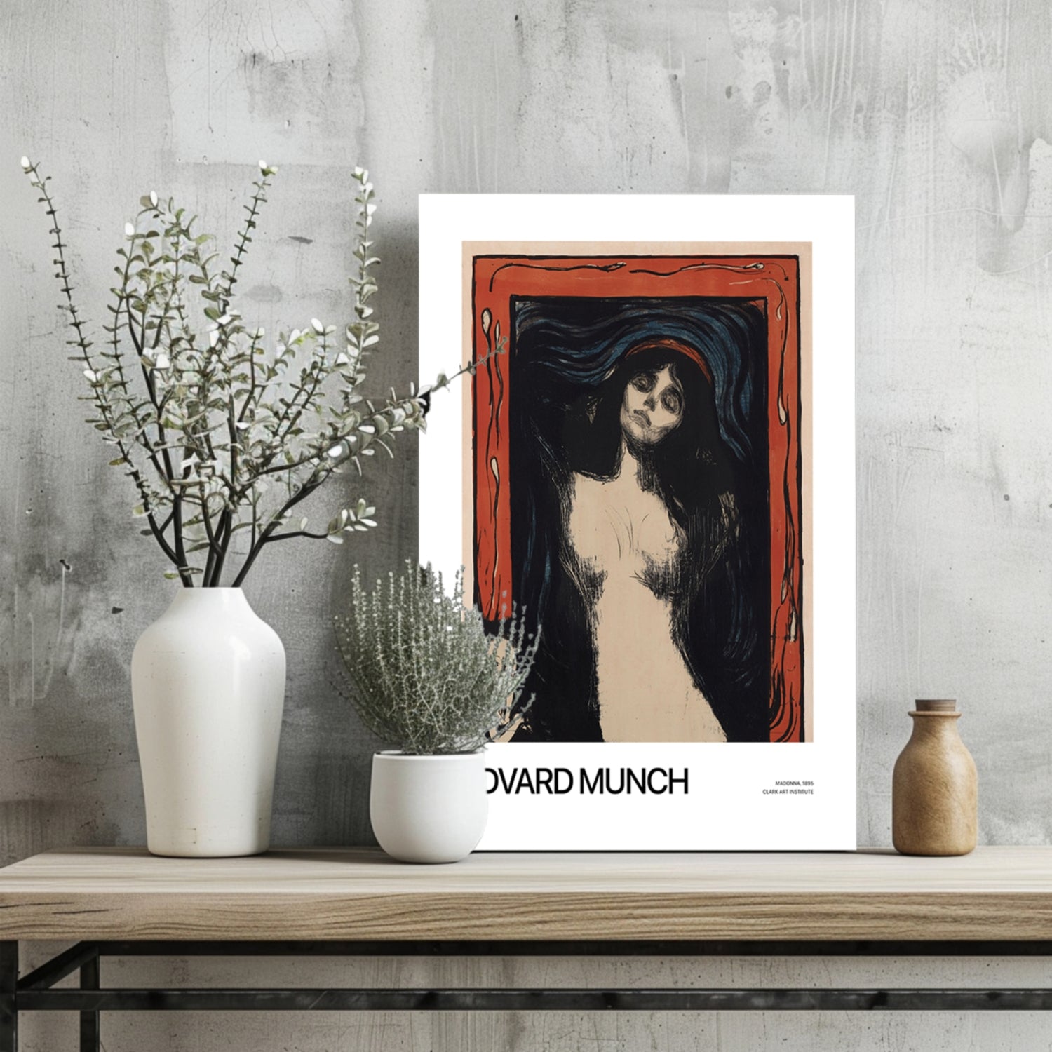 Edward MUNCH Aluminum Print.