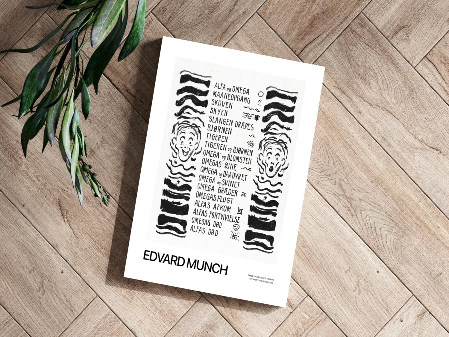 Edward MUNCH Aluminum Print.