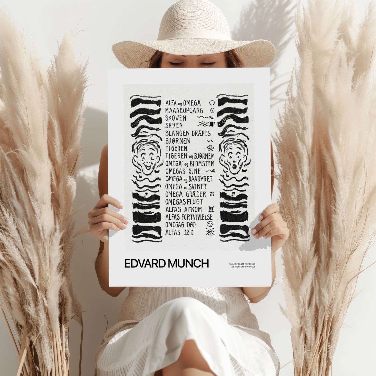 Edward MUNCH Aluminum Print.