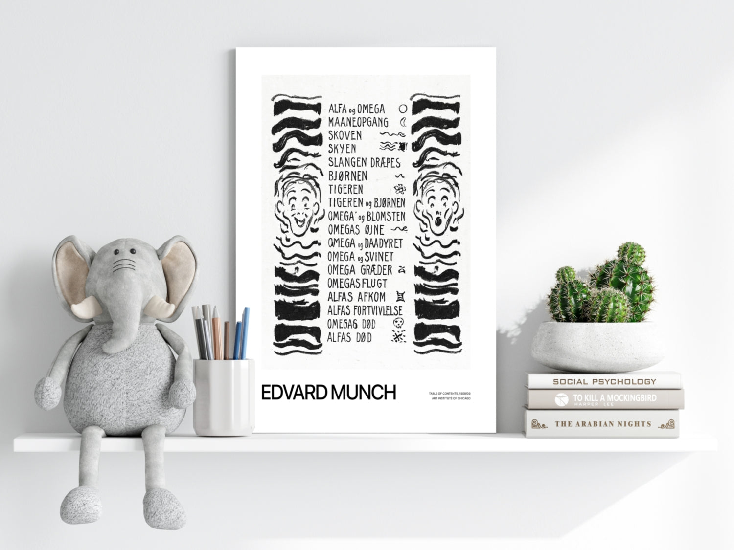 Edward MUNCH Aluminum Print.