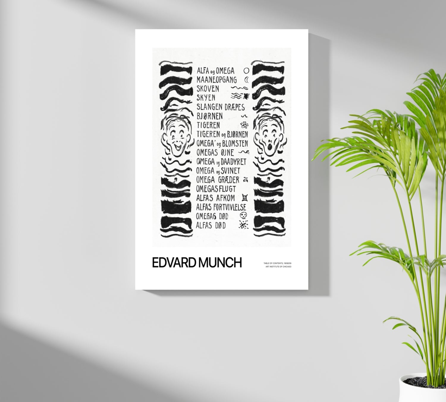 Edward MUNCH Aluminum Print.