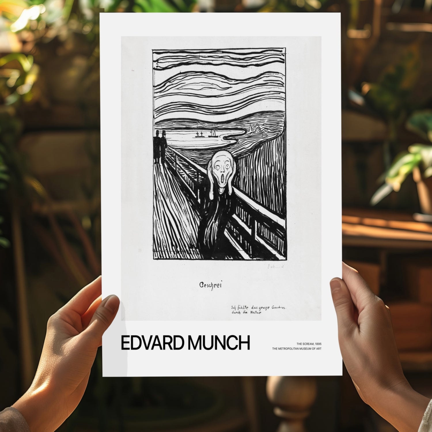 Edward MUNCH Aluminum Print.