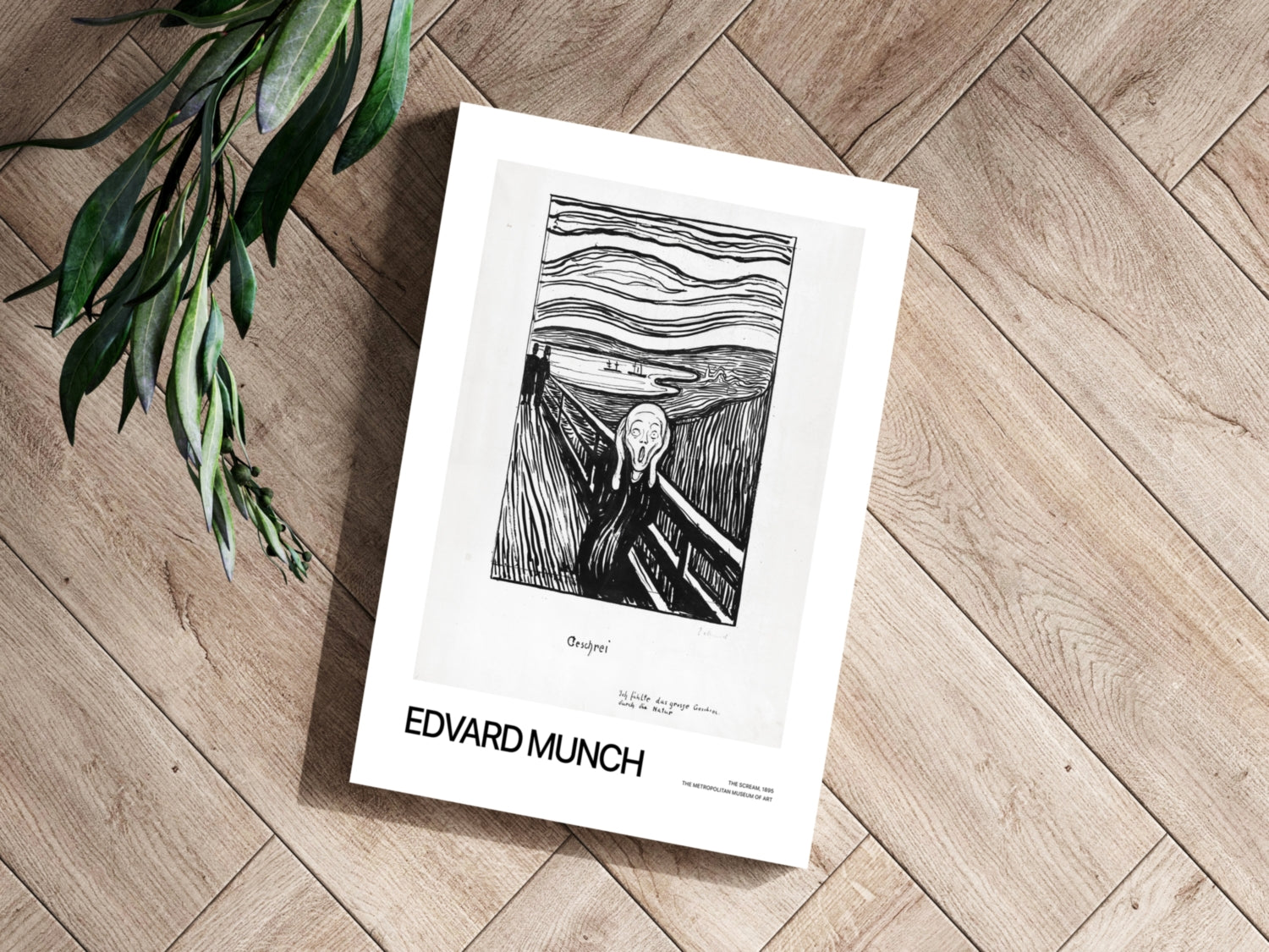Edward MUNCH Aluminum Print.