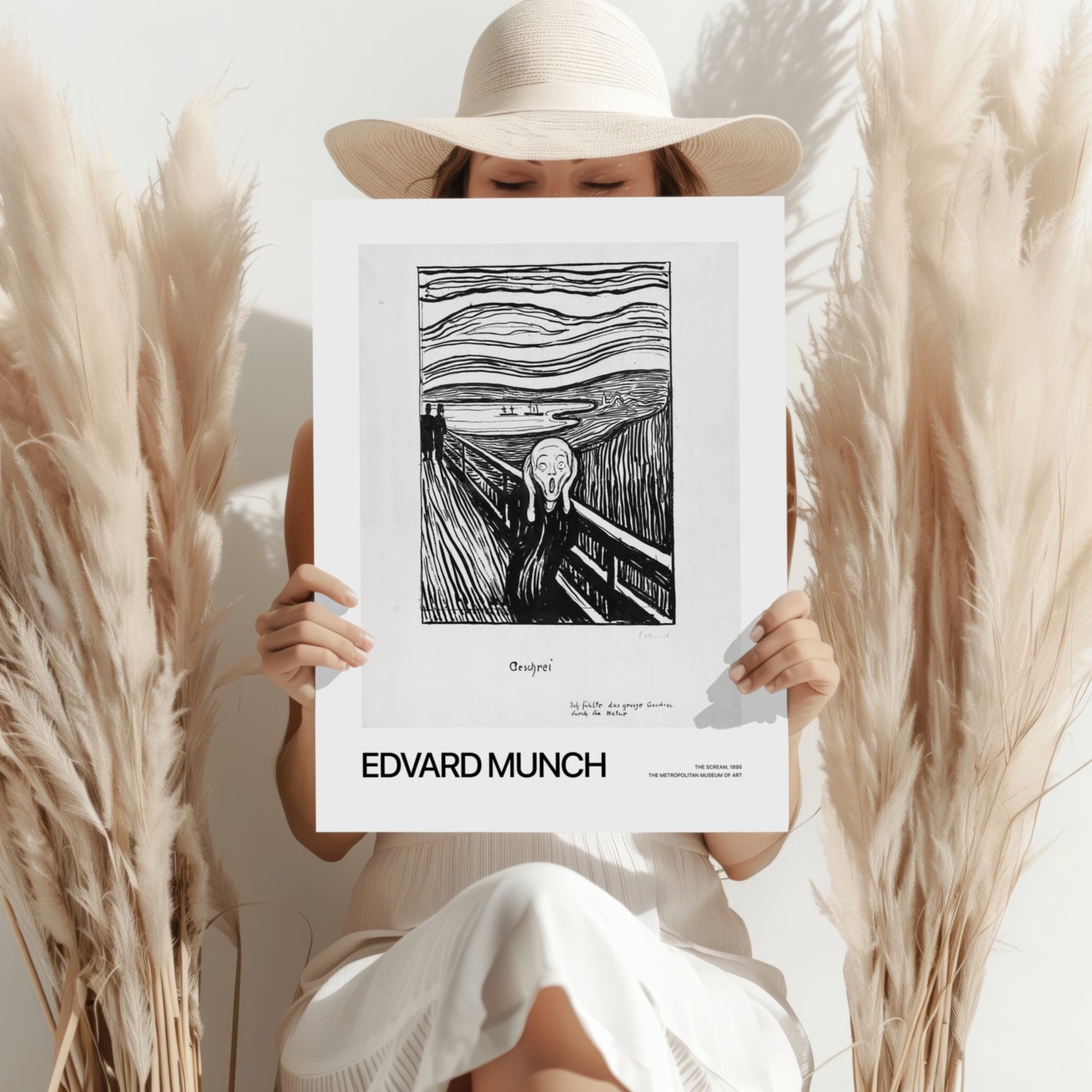 Edward MUNCH Aluminum Print.