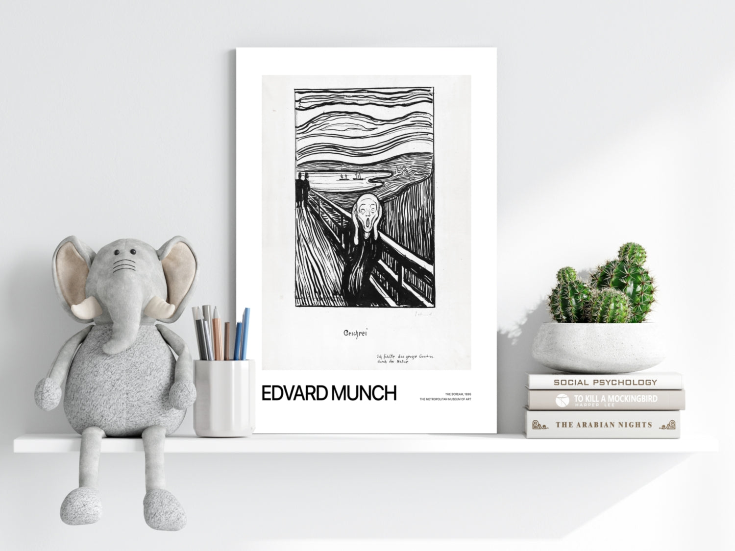 Edward MUNCH Aluminum Print.