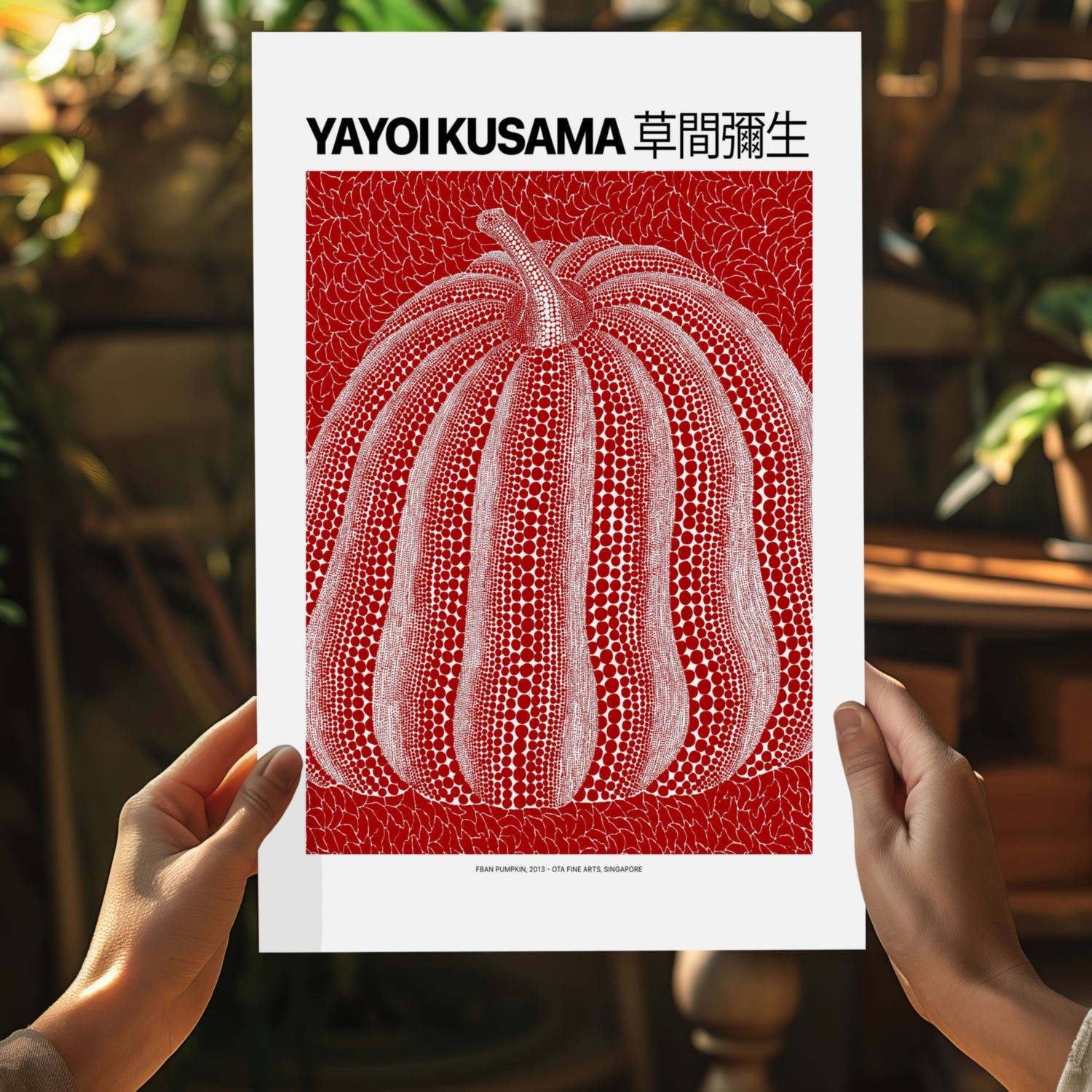 Yayoi Kusama Aluminum Print.