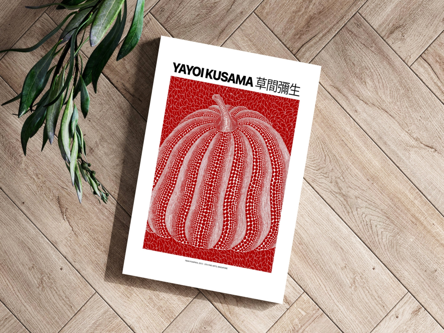 Yayoi Kusama Aluminum Print.