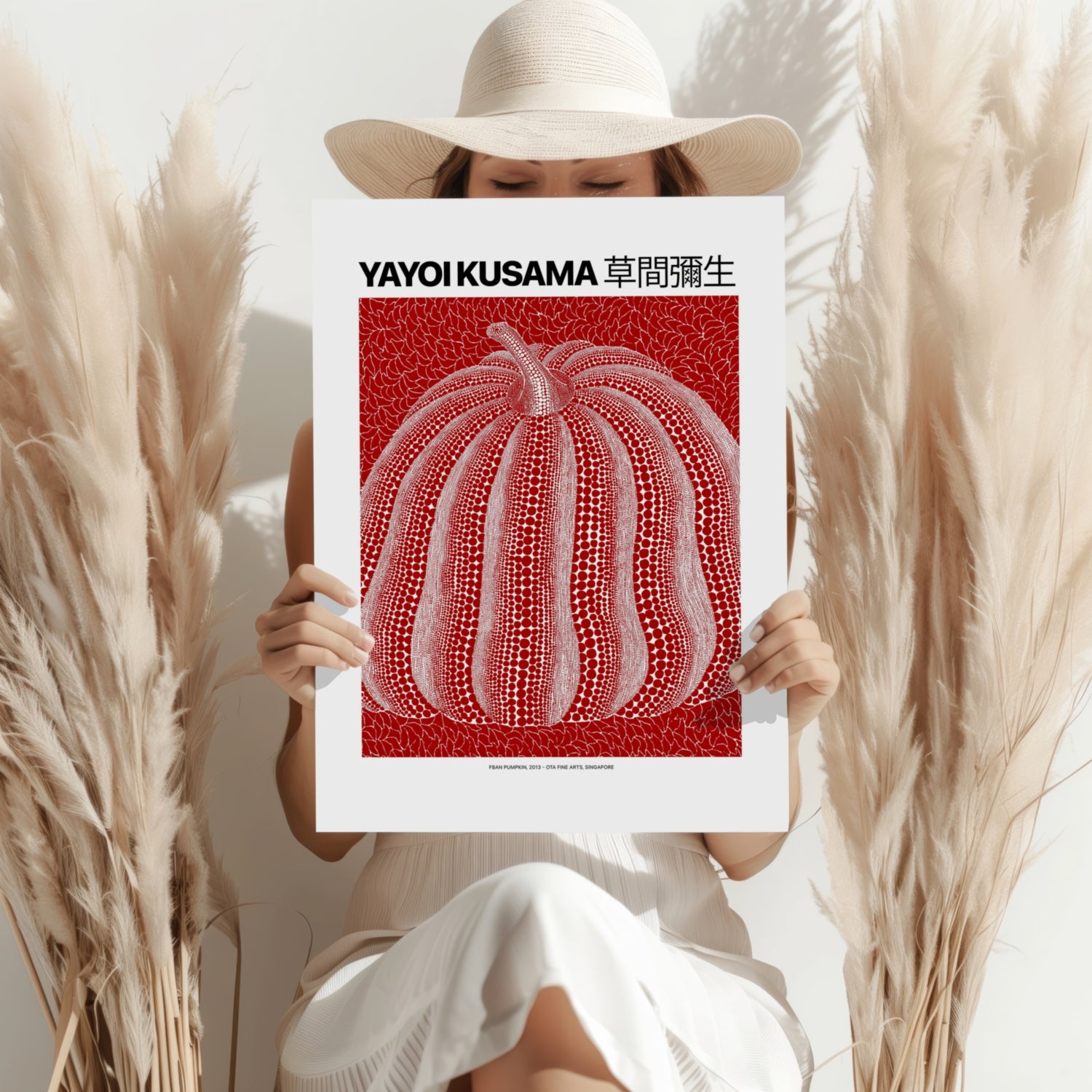 Yayoi Kusama Aluminum Print.