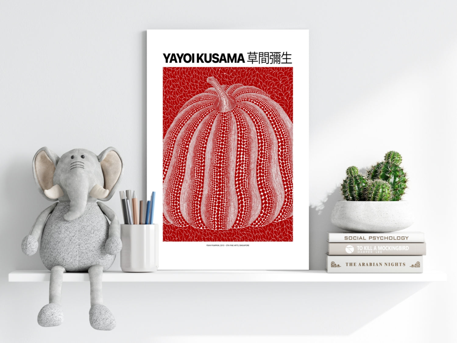 Yayoi Kusama Aluminum Print.