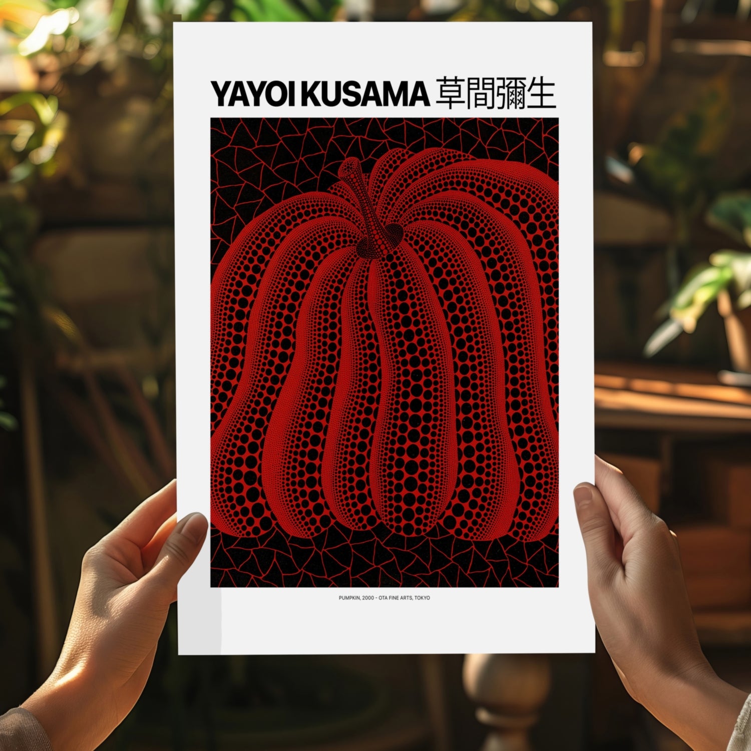 Yayoi Kusama Aluminum Print.