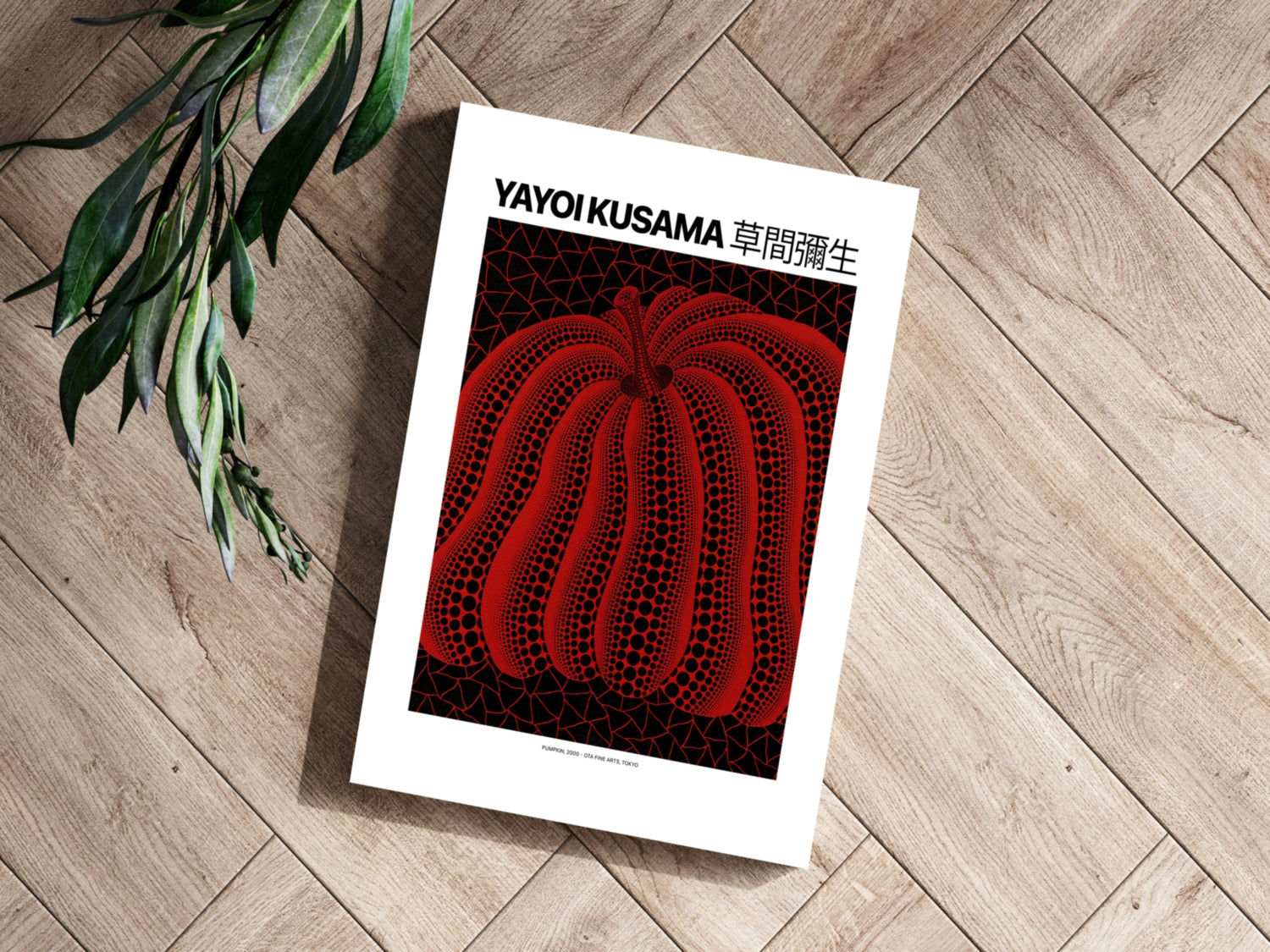 Yayoi Kusama Aluminum Print.