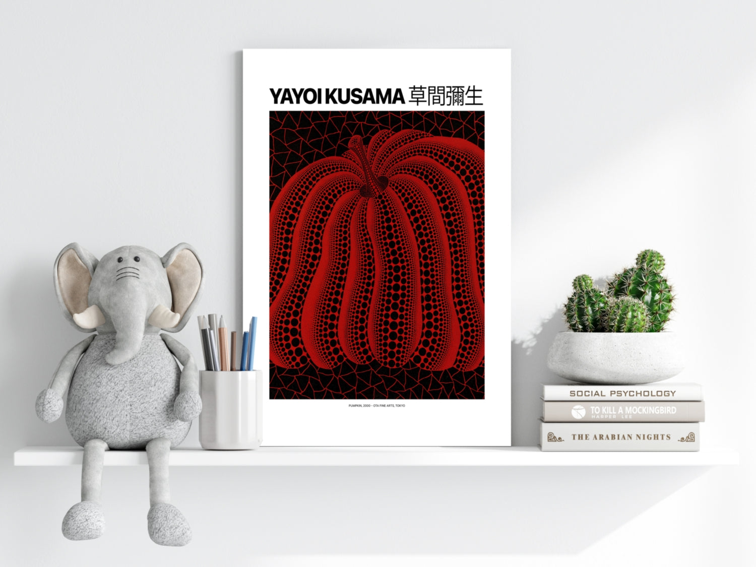 Yayoi Kusama Aluminum Print.