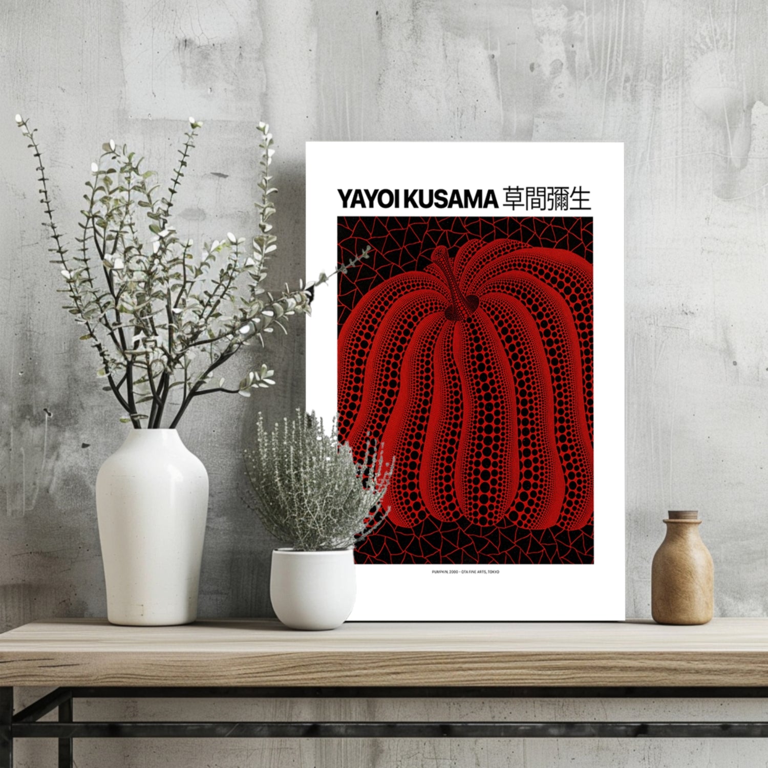 Yayoi Kusama Aluminum Print.