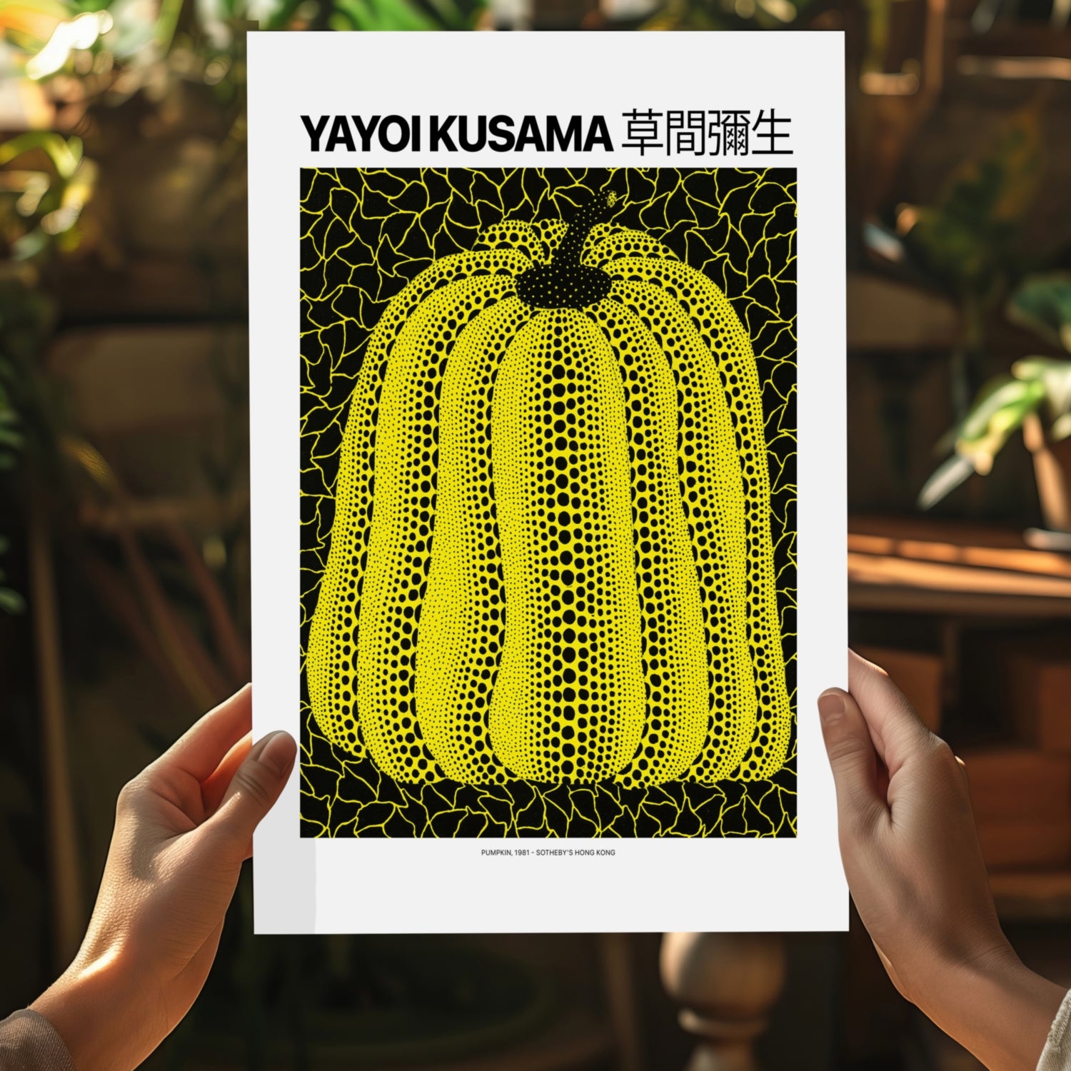 Yayoi Kusama Aluminum Print.