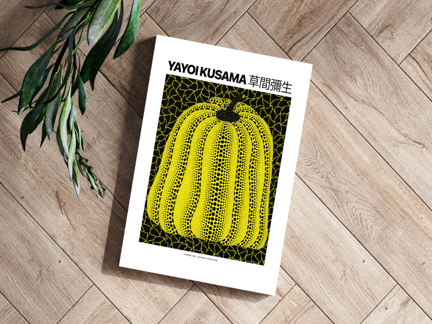 Yayoi Kusama Aluminum Print.