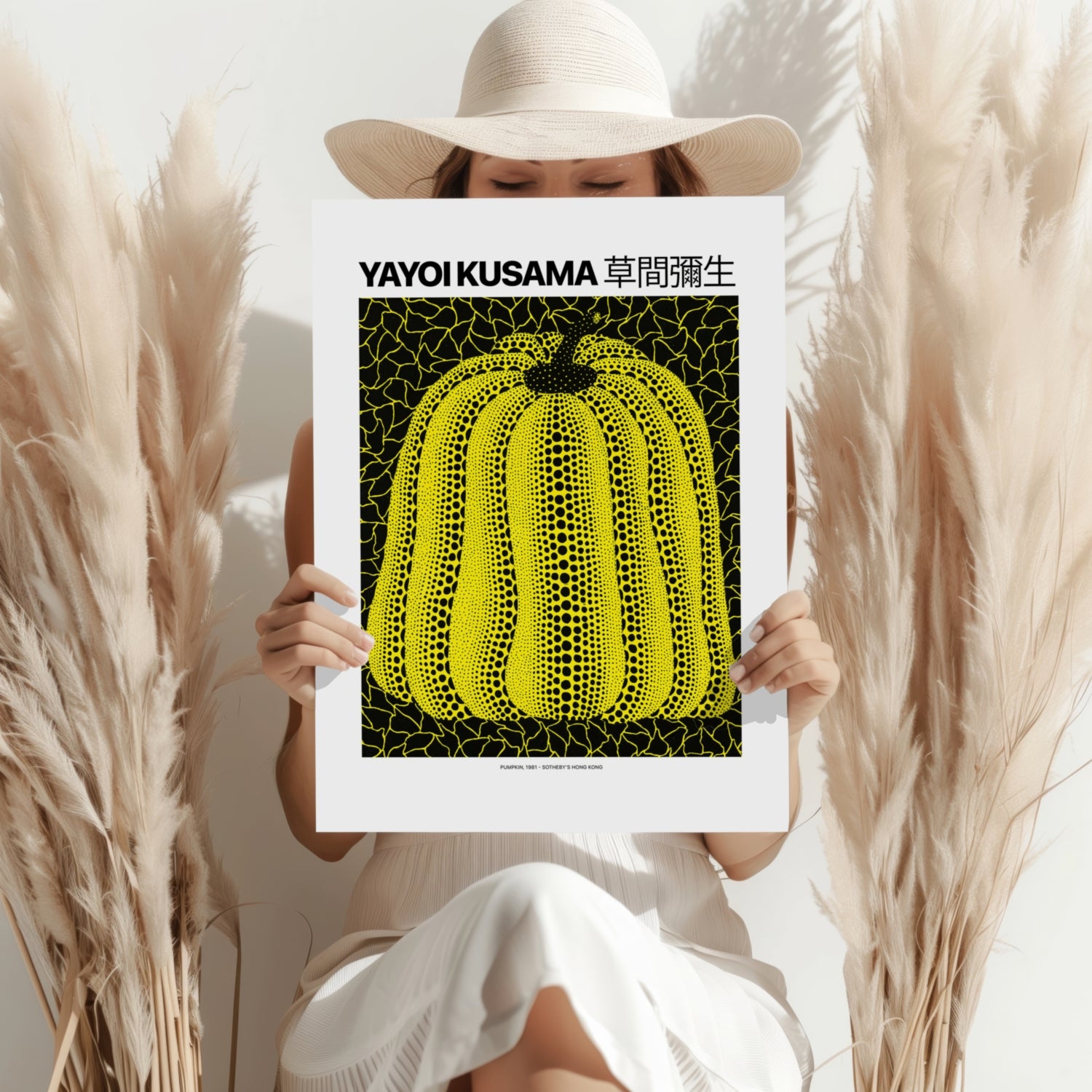 Yayoi Kusama Aluminum Print.