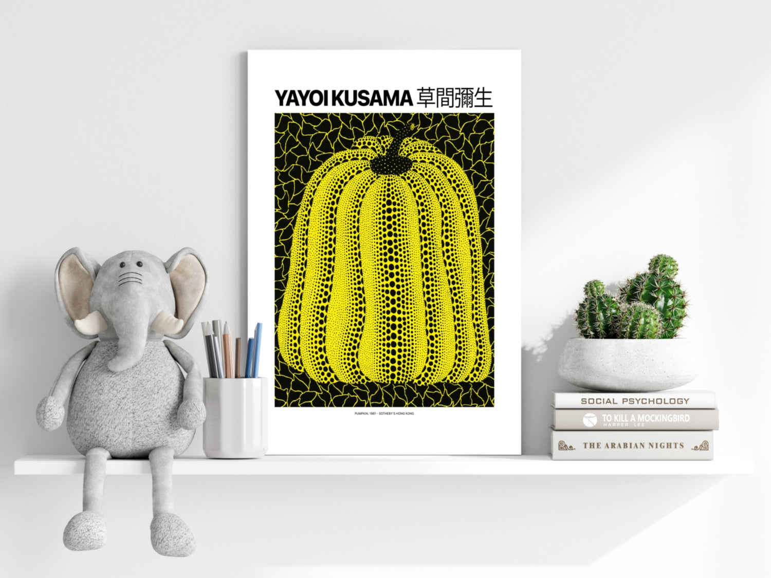 Yayoi Kusama Aluminum Print.