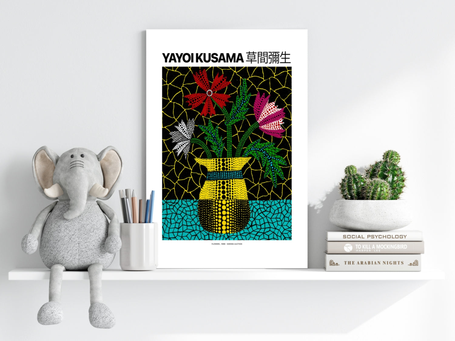 Yayoi Kusama Aluminum Print.