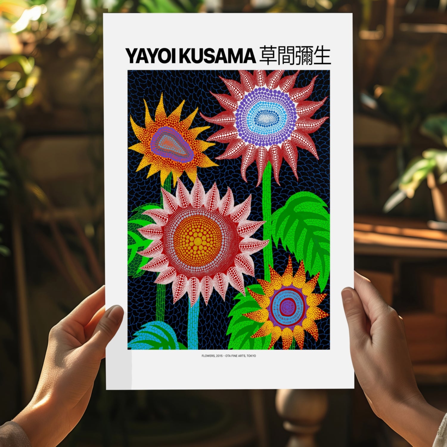 Yayoi Kusama Aluminum Print.