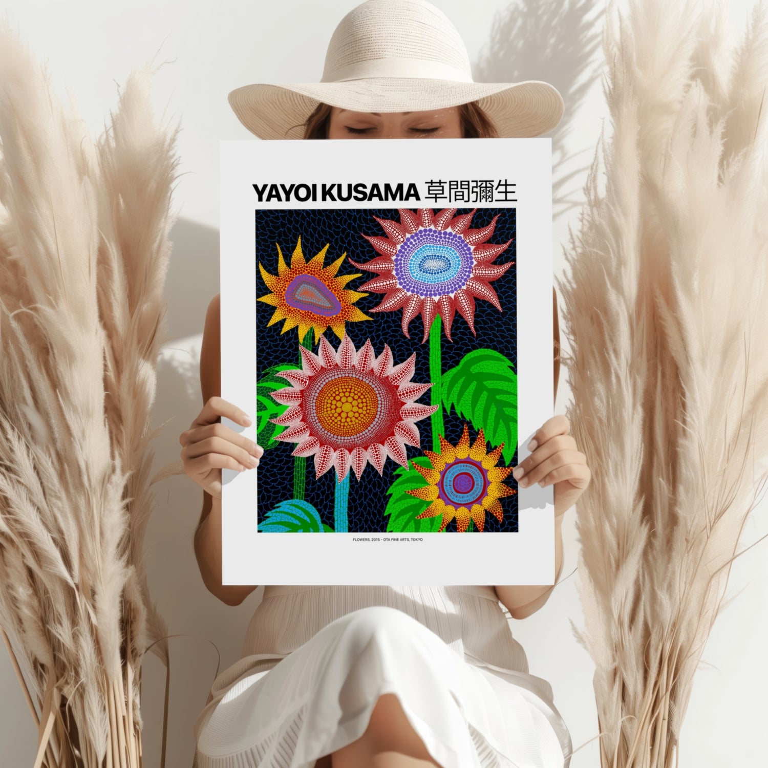 Yayoi Kusama Aluminum Print.