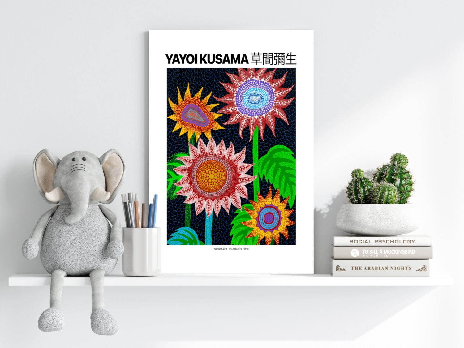 Yayoi Kusama Aluminum Print.