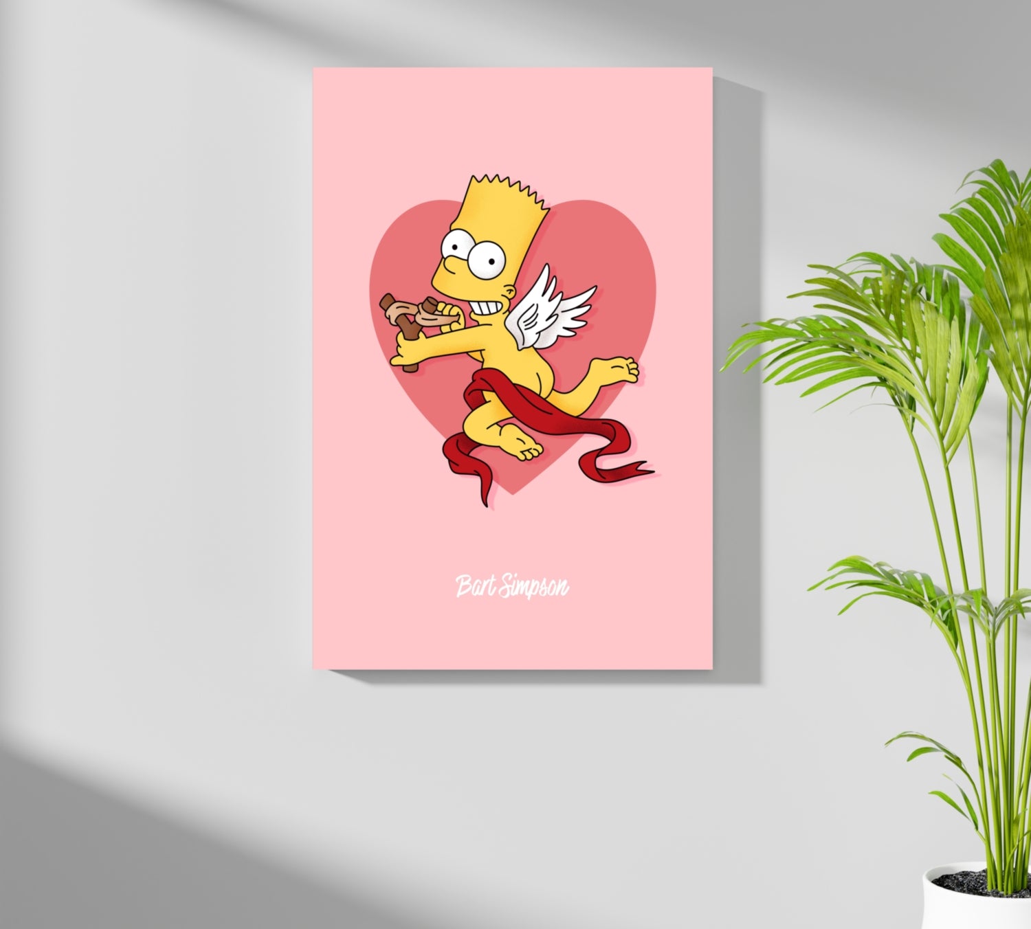 Bart The Angel Aluminum Print.