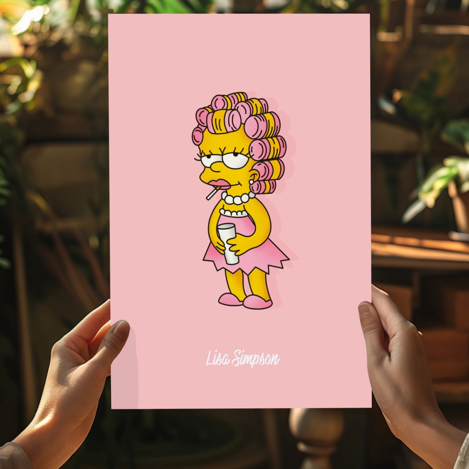 Lisa Princess Aluminum Print.
