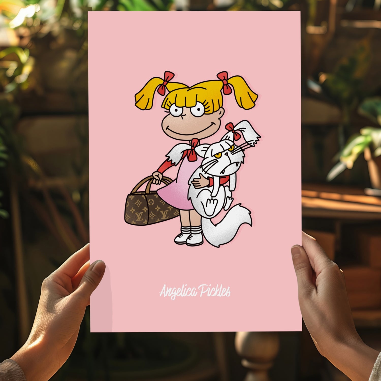 Angelica Pickles Aluminum Print.