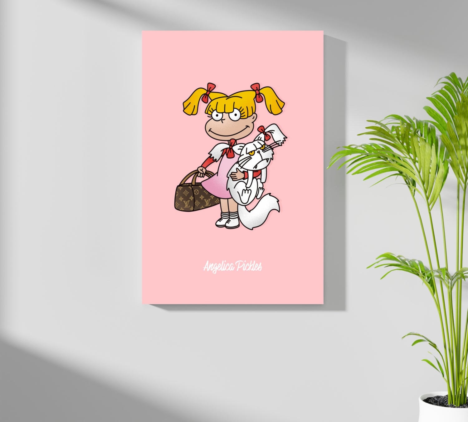 Angelica Pickles Aluminum Print.